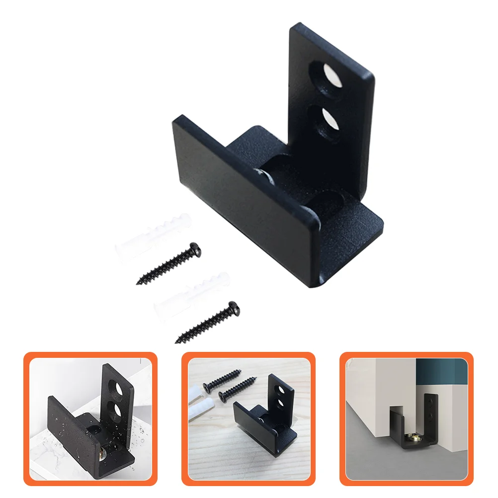 

Door Floor Guide Barn Guides Bottom Sliding Stop Stopper Adjustable Swing Wall Mount Stoppers Track Roller Lock Pocket