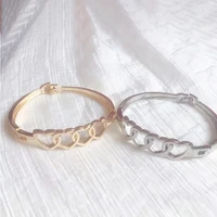 new hot selling peach heart bracelet female personality simple trend fashion love bracelet