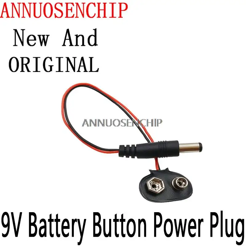 

5PCS 90 DC 9V Battery Button Power Plug For Arduino Mega 2560 1280 UNO R3 132 9V Battery Buckle