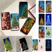 fhnblj merry christmas tree phone case for samsung galaxy a30 a20 s20 a50s a30s a71 a10s a6 plus fundas coque