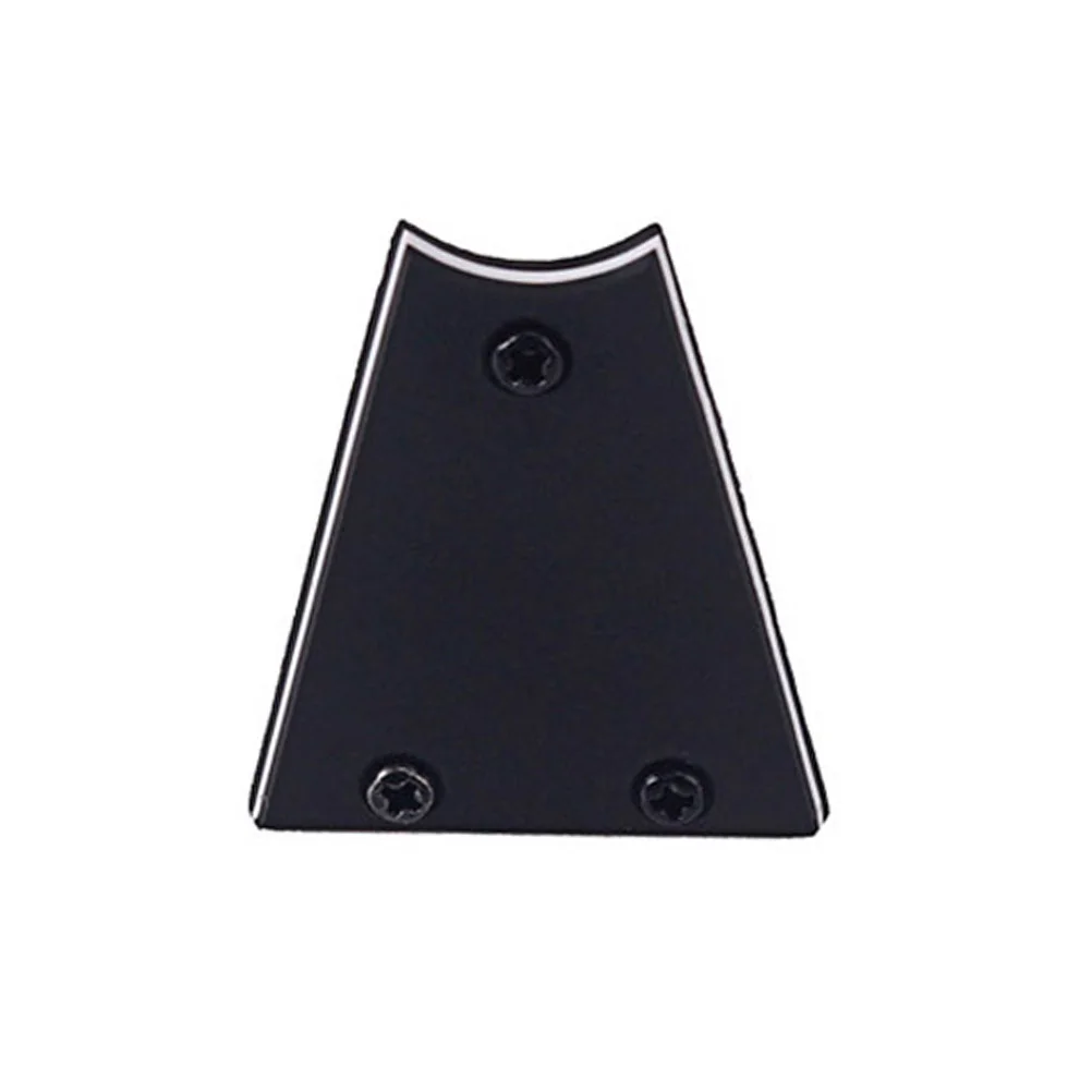 1 Set Plastic 3 Holes Truss Rod Cover Plate with Screws for Electric Guitar Bass Parts