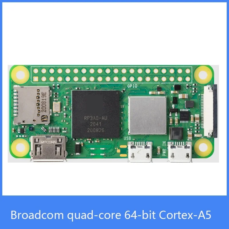 

Raspberry Pi Zero 2 W,Broadcom Quad-core 64-bit Cortex-A53 with 512MB LPDDR2 802.11b/g/n Wifi