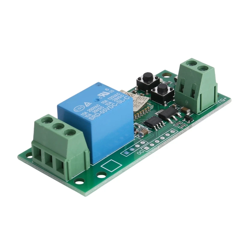 

Беспроводной релейный модуль, wi-fi переключатель для встраивания/самоблокировки, автоматизация умного дома, для доступа к дверям, Alexa Google