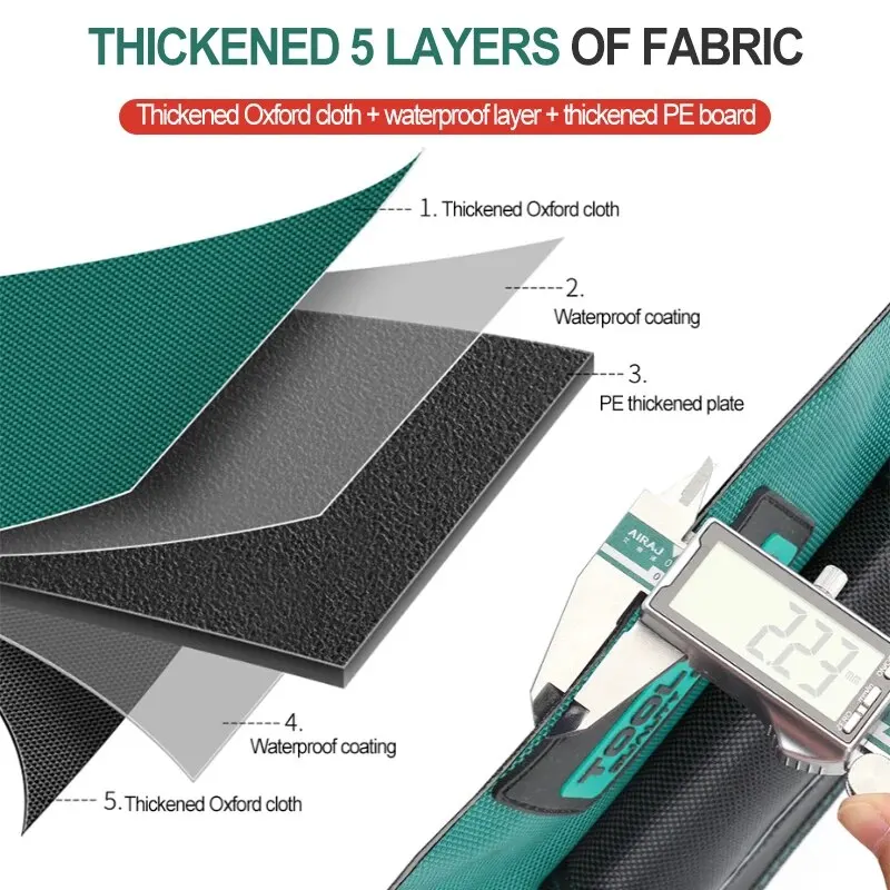 Сумка для инструментов AIRAJ водонепроницаемая износостойкая сумка 18 дюймов 1680D