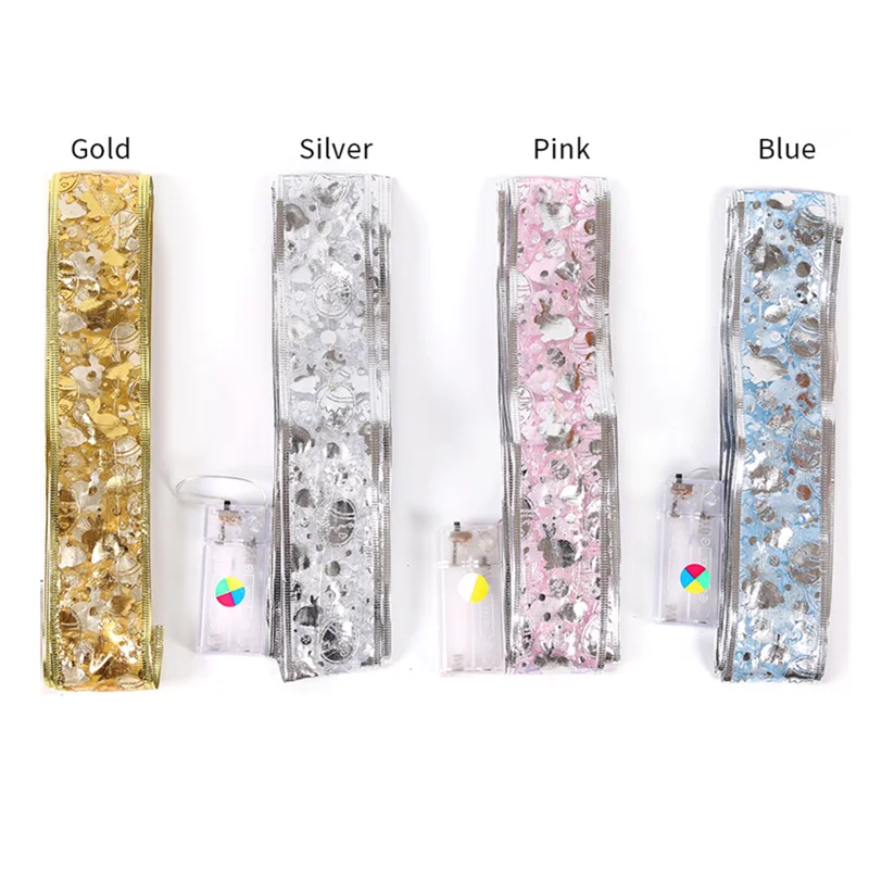 Лента Пасхальная гирлянда на батарейках для Пасхальной елки праздничный декор