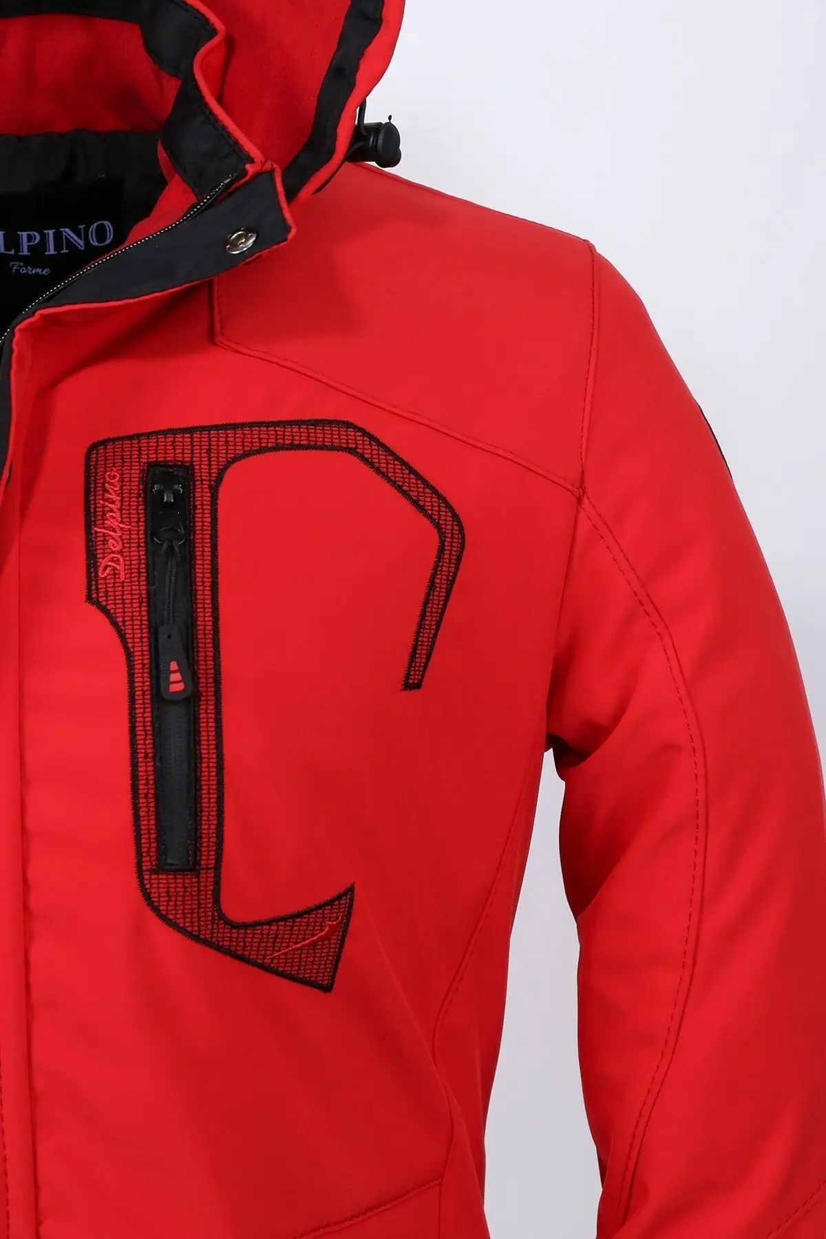 Waterproof And Windproof Shearling Softshell Men's Coat