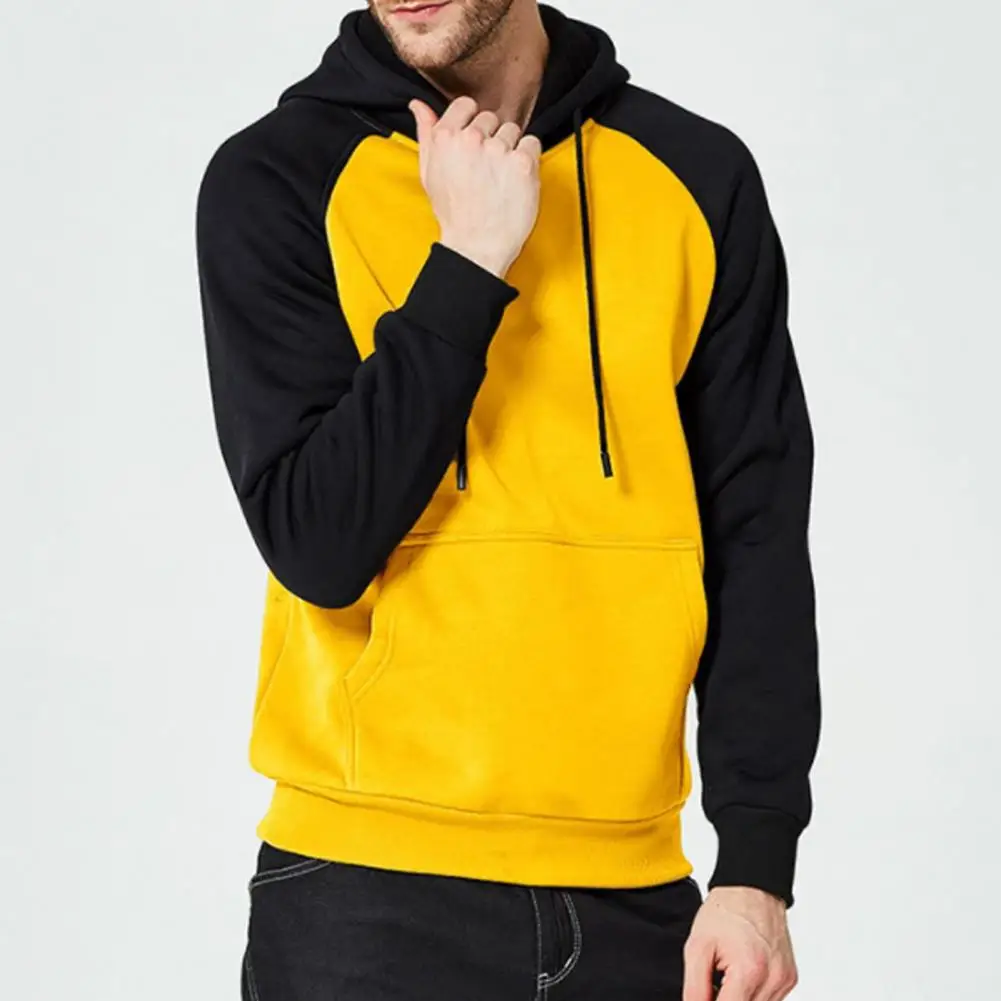 

Streetwear Patchwork Hoodie Men Hip Hop Hooded Solid Color Slim Fit Pullover Casual Male Hoodies Sweatshirts sudaderas hombre