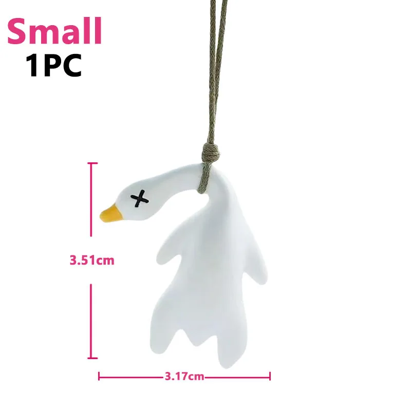 

1-10 шт., брелок с изображением утки, модные забавные подвески в виде гуся для сумки, автомобильные брелоки, милые мультяшные УФ-фотохромные брелки