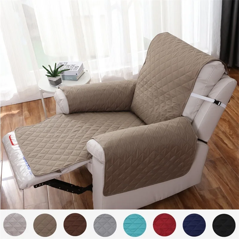 Чехол для универсального кресла с одним местом, водонепроницаемая мебель, однотонная подушка для стула, противоскользящий диван для собак и кошек.