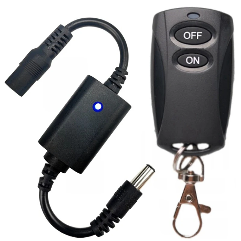 

LED Light Strip Remote Switch DC3.7V-12V Kitchen Light Desk Table Reading Lamp RF Wireless Remote Control Switch 433MHZ