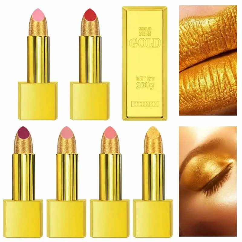 

Velvet Matte Lip Glaze 6-Color Non-stick Cup Women Lipstick Makeup Long-Lasting High-Pigmented Color Lip Stain Professional