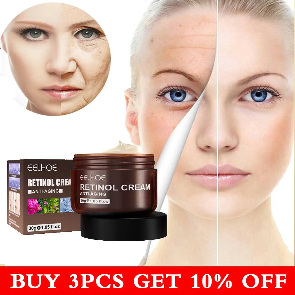 

Retinol Anti Aging Face Cream Remove Wrinkle Firming Lifting Whitening Brightening Moisturizing Facial Nourish Skin Care Beauty