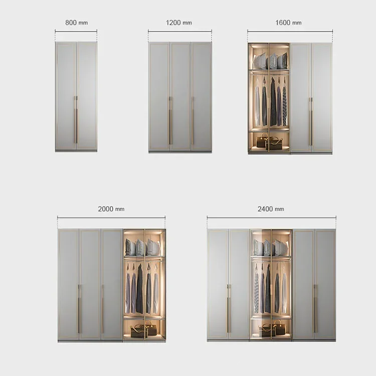 Дверь большой шкаф минималистичная стеклянная дверь деревянная роскошная