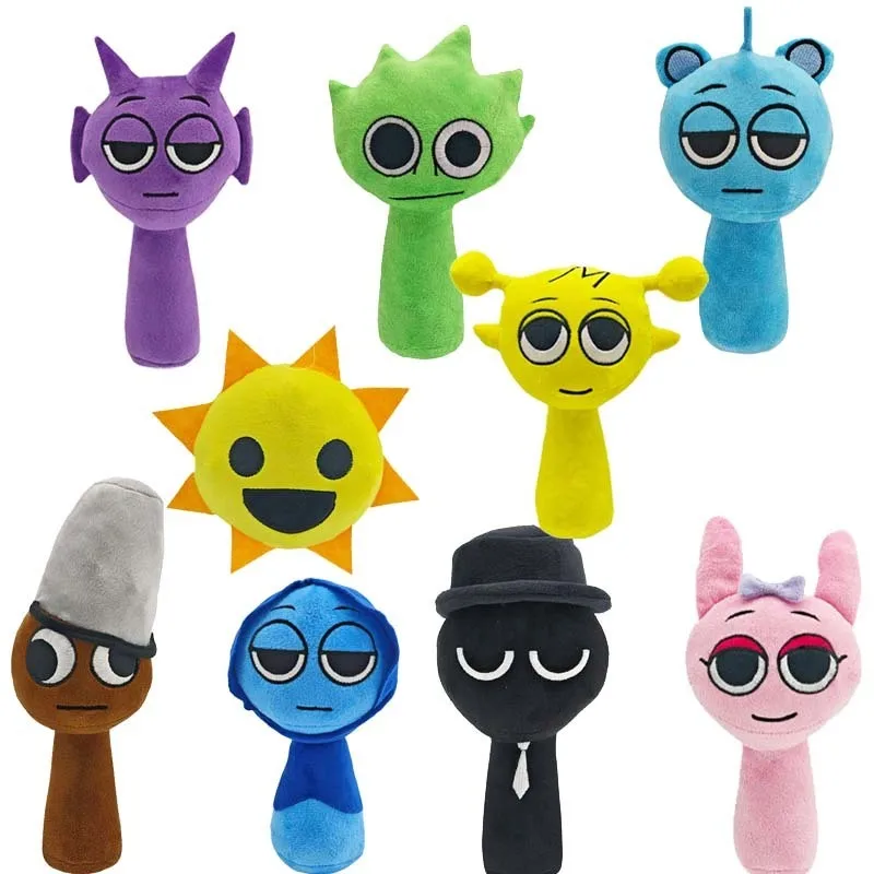 Плюшевая игрушка Sprunki с героями мультфильмов Raddy Oren Vineria Simon Pinki