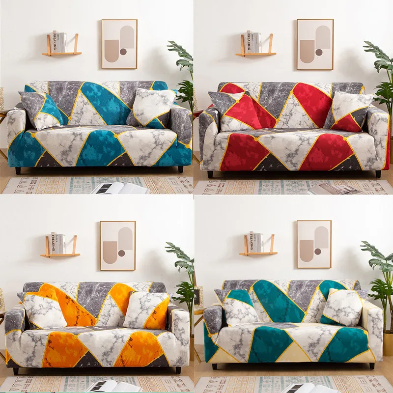 

1 Pcs Universal Stretch Polyester Sofa Cover 1/2/3/4 Seats All Inclusive Furniture Elastische Couch Covers for Living Room