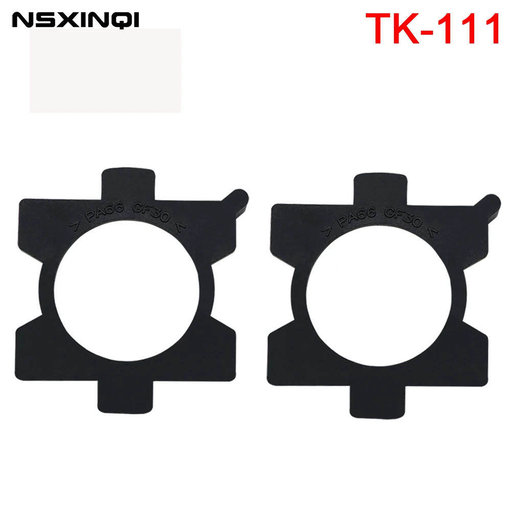 NSXINQI 2pcs H7 LED Car Headlight Bulb Base Holder Adapter Socket TK-111 For Mazda Horse 3 Mitsubishi Outlander TOYOTA CAMRY - купить по