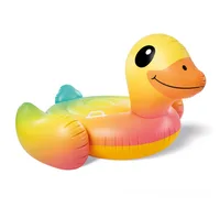 Children's Environmental Protection PVC Floating Water On The Leisure And Entertainment Floating Ring Mount Small Yellow Duck