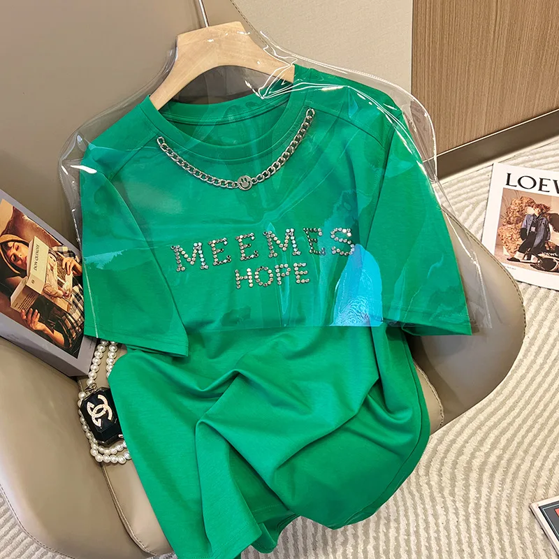 

Футболка Y2k в стиле Харадзюку, дизайнерская Летняя женская рубашка с буквенным принтом, с коротким рукавом, в стиле ретро, Повседневная нова...