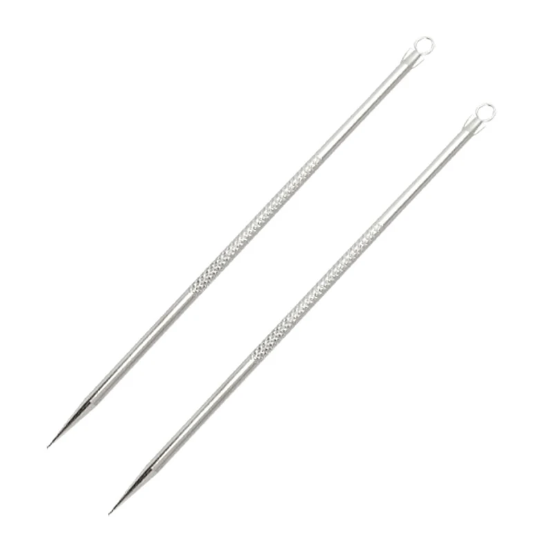 

2X Stainless Steel Acne Blackhead Removal Needle Tool
