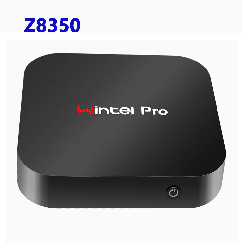 Wintel Pro Windows 10 Мини ПК Intel Z8350 4 Гб 64 геймерский USB 3.0 Wi-Fi BT4.0 RJ45 1000M LAN мини-компьютер VS