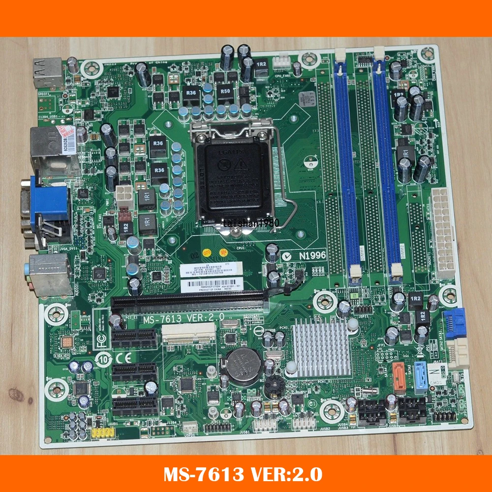 

Desktop Mainboard For HP MS-7613 VER:2.0 621801-001 Motherboard Fully Tested