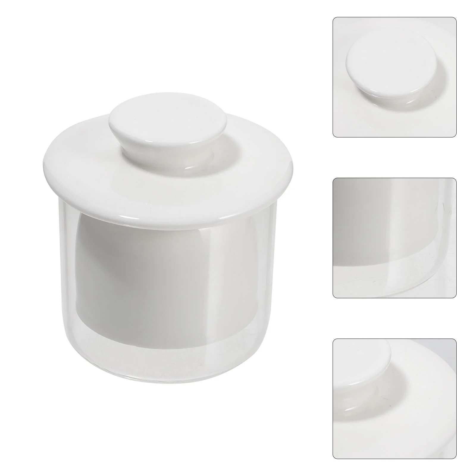 

Butter Container French Butter Dish Grease Keeper Ceramic Butter Holder Kitchen Utensil Set