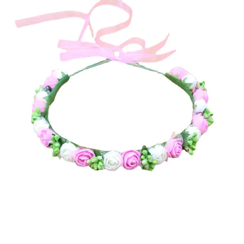 Новинка 2024 венок для причастия невесты цветок гавайская Тиара девушек Женская