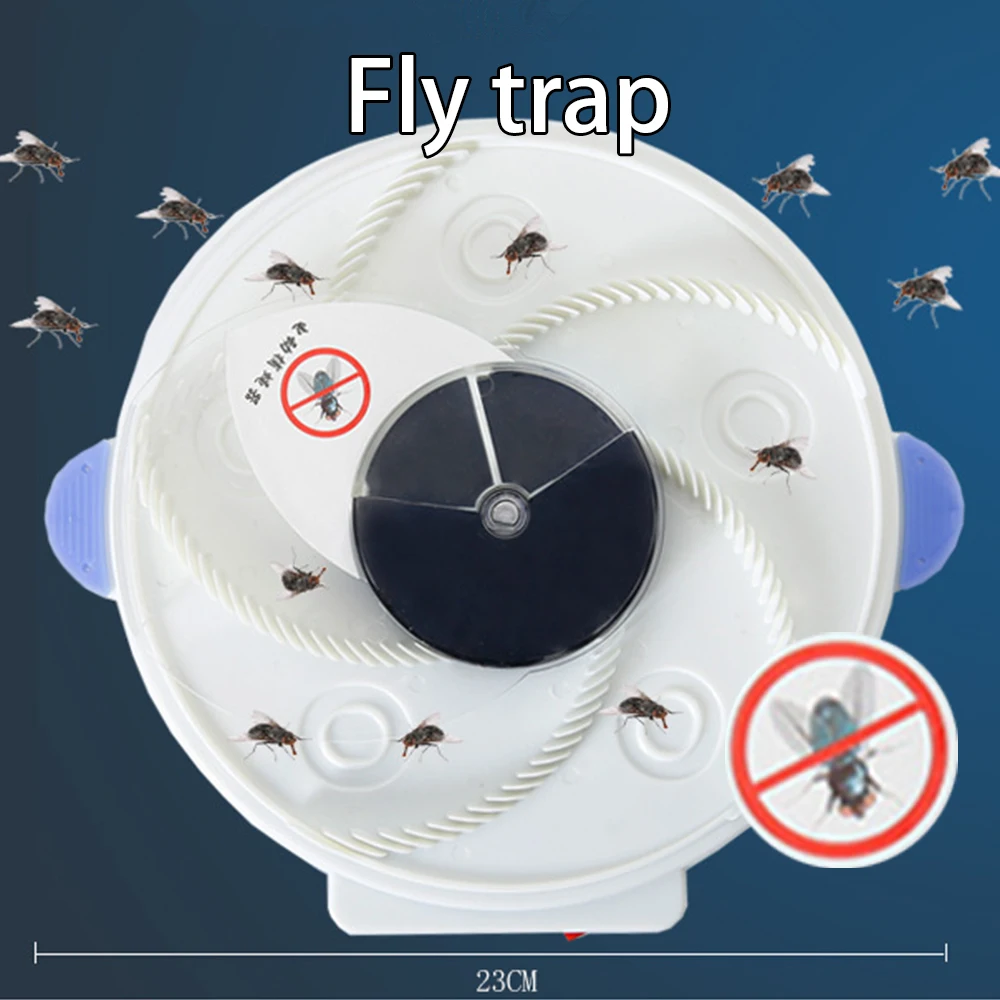 

Electric USB Fly Trap Indoor Automatic Fly Pest Killer Outdoor Garden Flycatcher Bait Pest Reject Control Repeller Catcher Home