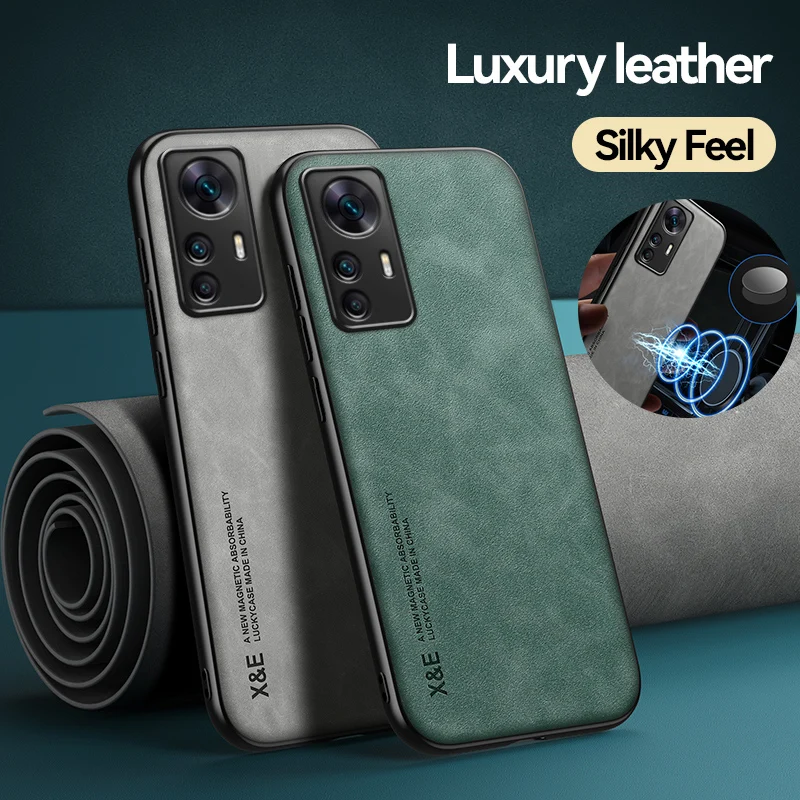 

Чехол для Xiaomi 12T Pro, кожаный магнитный чехол из ягненка для Xiaomi Mi 11T Pro 12 11 Lite Redmi Note 11 10 Pro 10 9S, мягкий чехол