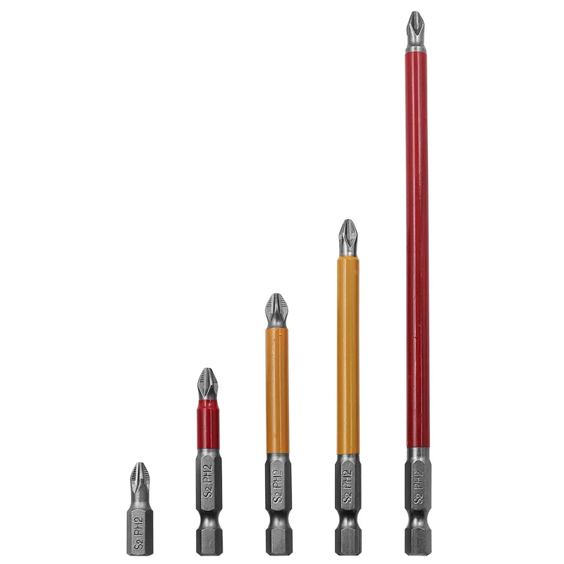 Магнитный шестигранный хвостовик противоскользящие длинные биты для