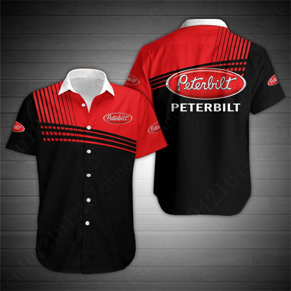 

Peterbilt Unisex Clothing Luxury Button Cardigan Anime Shirts And Blouses Casual Shirts For Men Women Harajuku Oversized T-shirt
