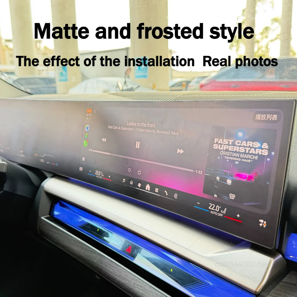 Фото Матовое закаленное стекло для Land Rover Defender 90 110 2026 2025 2024 2023, защитная пленка для ЖК-навигационного экрана, автомобильные аксессуары №3