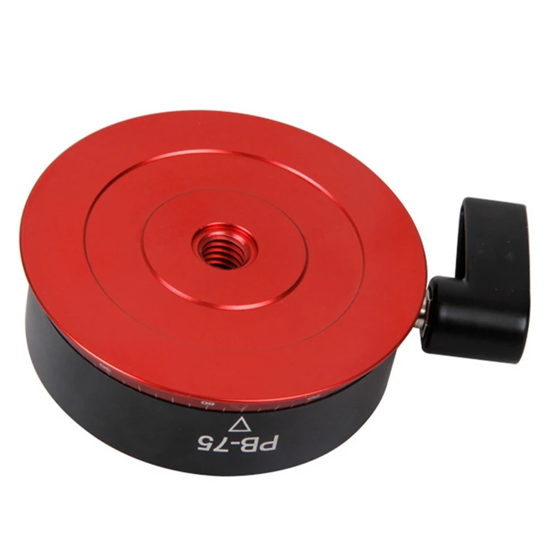 

PB-75 Tripod Quick Leveling Base 360 Degree Rotating Adjusting Base 3/8 Screw Hole Base For Gimbal Camera
