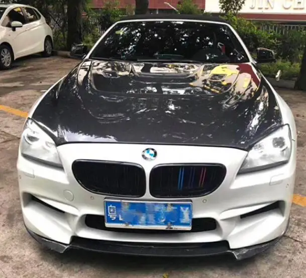 Стильный чехол FD из натурального углеродного волокна для переднего капота