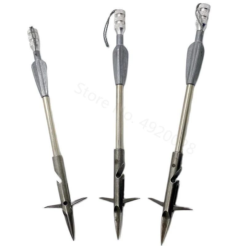 

Stainless Steel fishing arrows fish darts Broadheads Arrowhead Slingshot Catapult Dart Hunting Shooting Fishing Slingshot