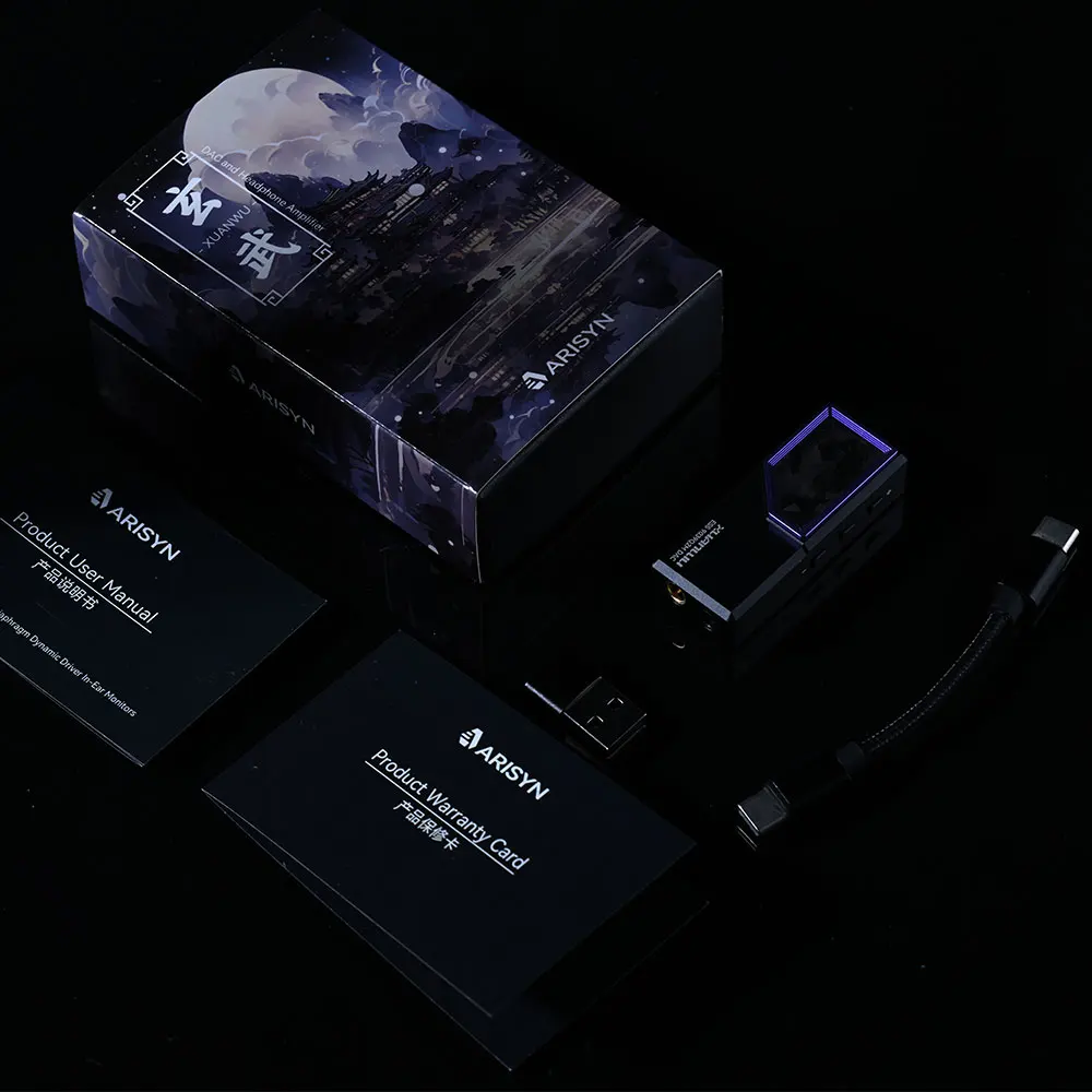Фото Портативный Hi-Fi ЦАП-усилитель для наушников ARISYN XUAN WU: высокоточный аудиодекодер, компактный усилитель для аудиофилов №2