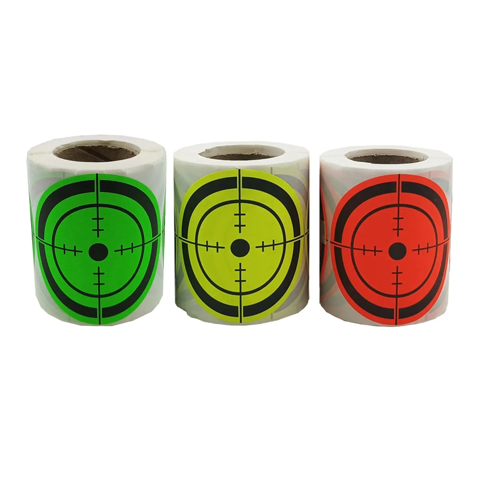 

Round Shooting Targets Self Adhesive Sticker Paper Target High Visibility 1 200 Stickers for Archery Outdoor Training Bow