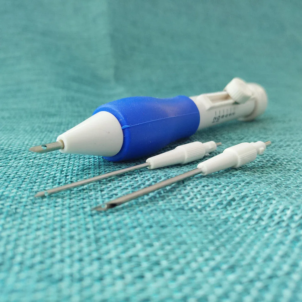 

Embroidery Pen Embroidery Needle Weaving Tool Fancy Art Handmaking Sewing Poking Cross Stitch Tools Crochet Knitting Needle