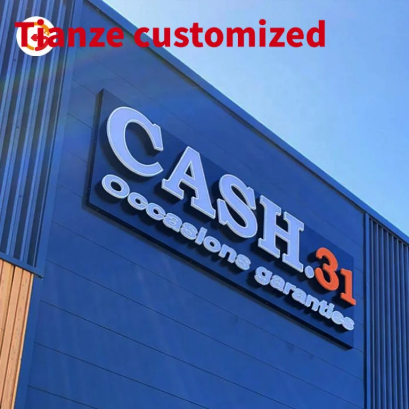 (Под заказ) JAGUARSIGN Custom Company вывеска для зданий с подсветкой большой знак буквой 3D