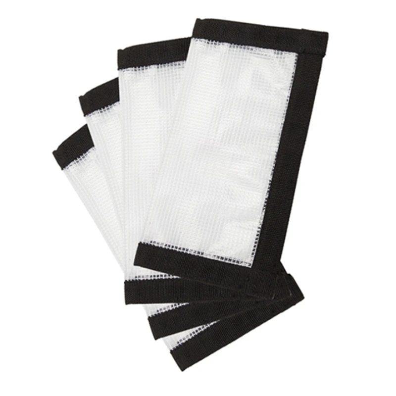 

4Pcs Transparent PVC Lure Fishing Hook Protective Wraps Cover Case Portable Bait Fishing Tackle Storage Bags