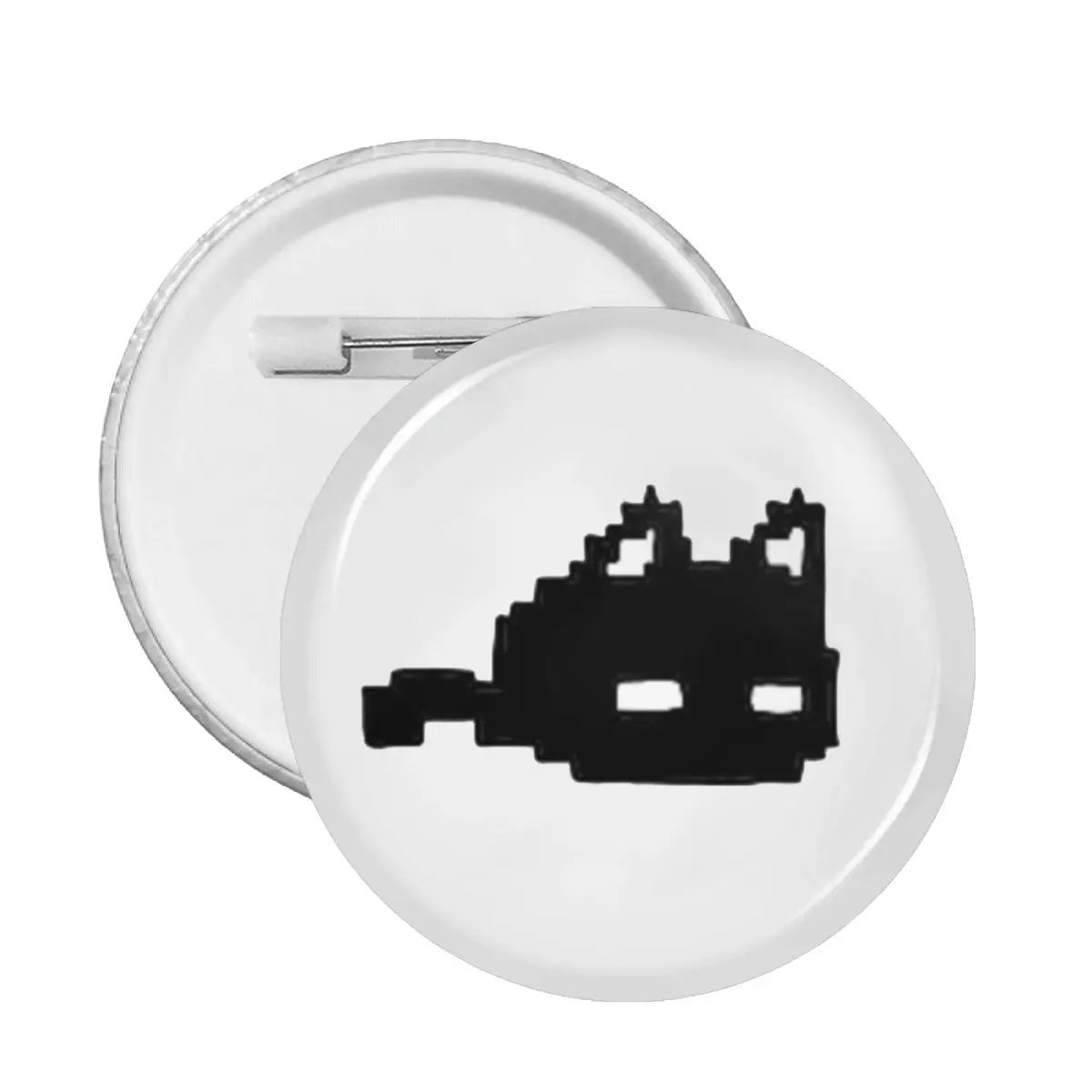 

Брошь в форме кошки Omori, модная мягкая булавка на булавке для шляпы, базилика, осветительная аниме брошь, 59 мм, декоративный подарок