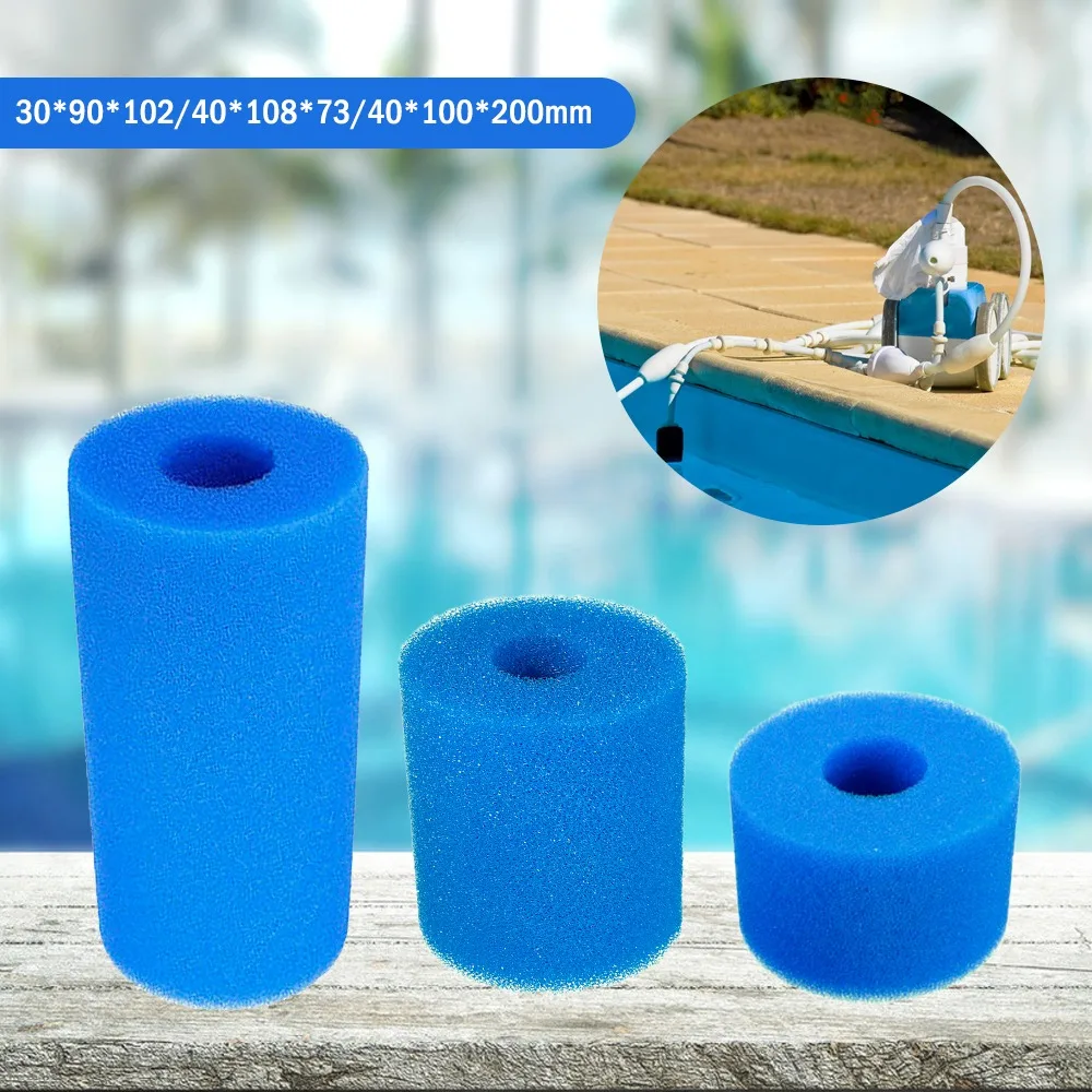 

1PC Swimming Pool Filter for Intex S1 Reusable Washable Foam Cleaner Sponge Column Biofoam Cleaning Tool Water Pool Accessories