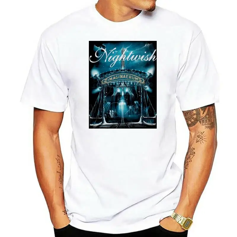 

Cotton Shirts 2022 Nightwish Imaginaerum 2011 Symphonic Epica Xandria Tarja New Black T Shirt Hot Sale Casual Clothing