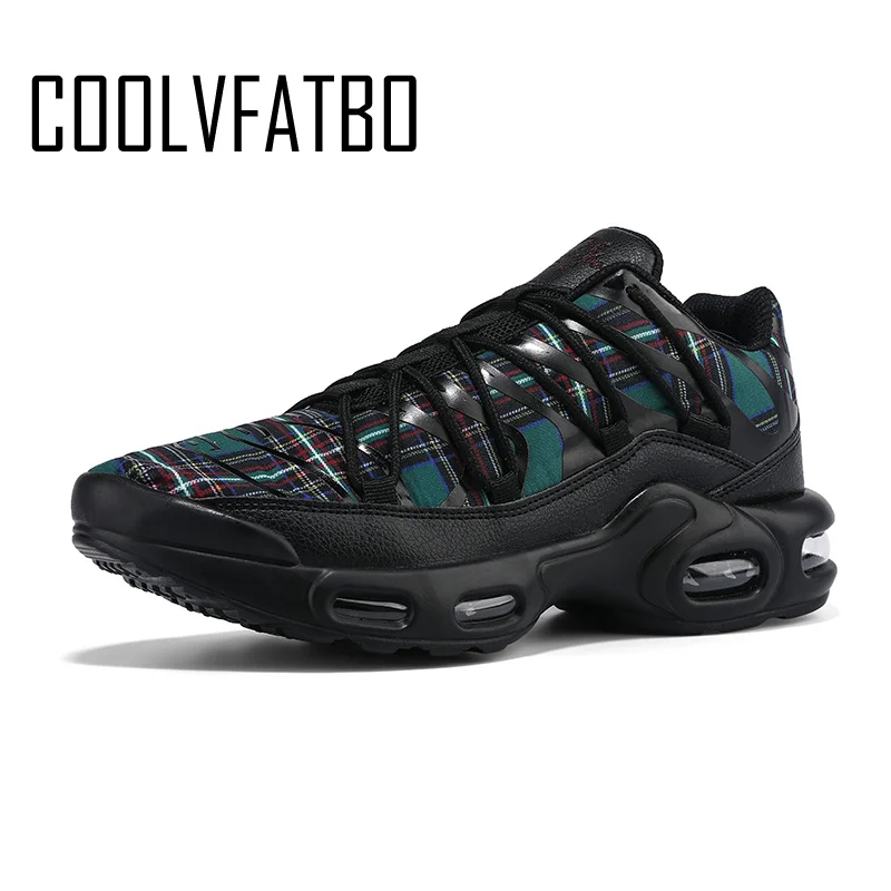 

COOLVFATBO Men Shoes Air Cushion Running Shoes Comfortable Mesh Tennis Sneakers Outdoor Walking Jogging Casual Sports Shoes 46