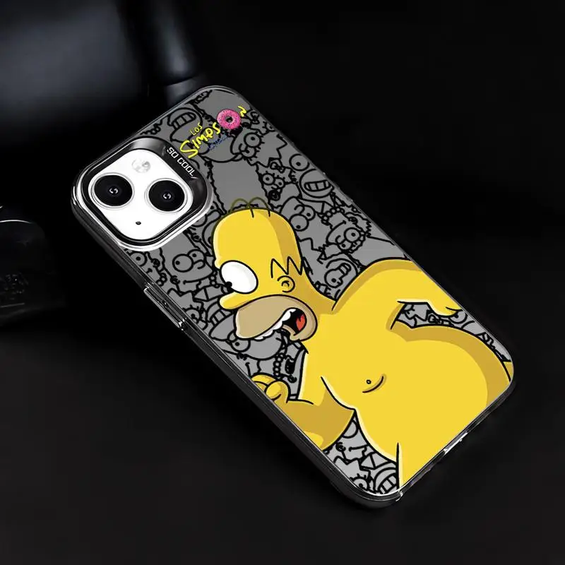 Чехол с рисунком для S-SimpsonS Family Samsung A73 A72 A55 A54 A53 A35 A34 A33 A32 A30 A24 A23 A22 A14 A05 4G 5G Матовый