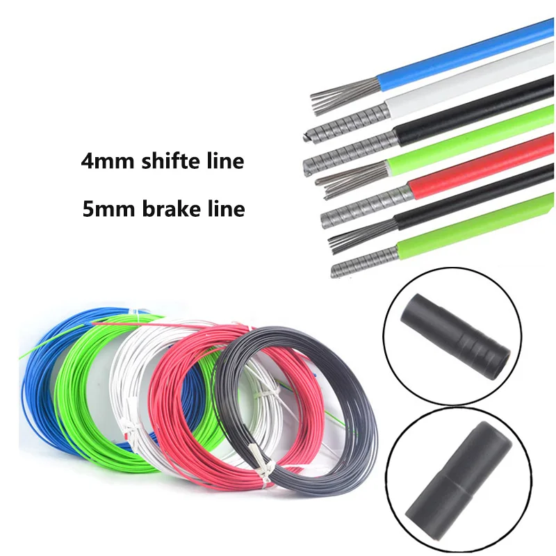 

Трос переключателя передач для велосипеда, трос переключателя передач, трос переключения 4 мм/5 мм, трос переключателя передач для горного и дорожного велосипеда, длина 1 м