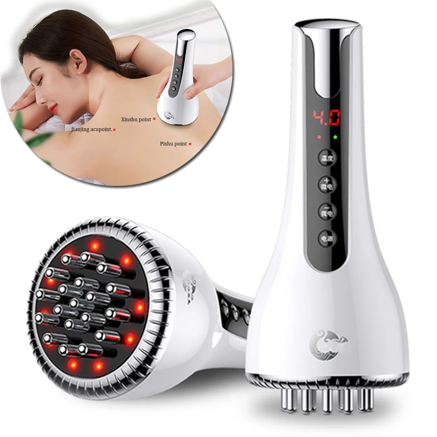 

EMS Massager For Body Slimming Machine Infrared Therapy Gua Sha Scraping Fat Burner Weight Loss Electro Stimulator Vibrators SPA