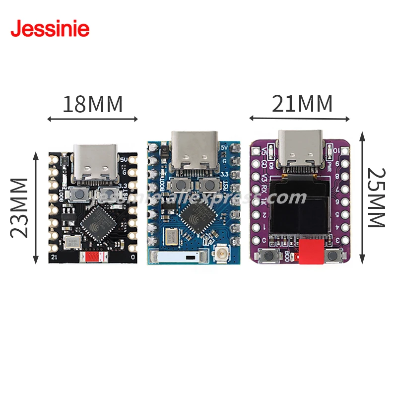 1-5 шт. ESP32-C3 SuperMini PRO Mini OLED макетная плата ESP32C3 2,4G WiFi BT Bluetooth-совместимый бесфильный модуль для Arduino (art.: 3920d153fd3d0) - 3920d153fd3d0