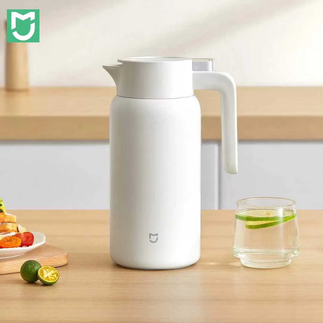 

Mijia 1.8L Large Capacity Thermal Insulation Kettle 6H Heat Prese Rvation Cold Lock 316L Stainless Steel Inner Hot Water Pot
