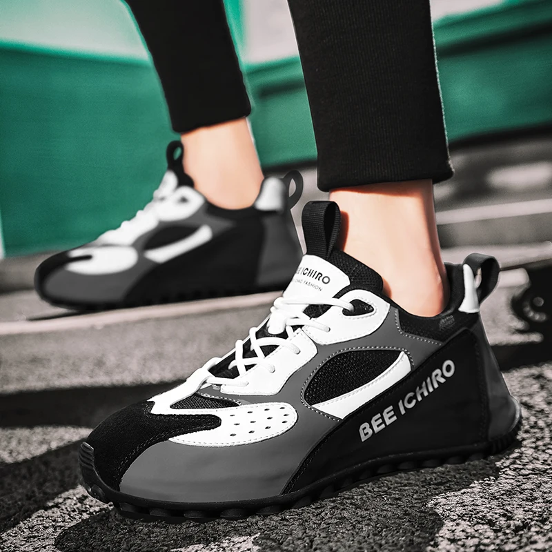 Men's Golf Shoe Mesh Breathable and Comfortable Outdoor Lawn Shoe Men's Fashion Golf Shoe